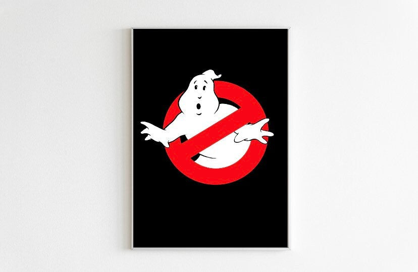 Ghostbusters original movie logo poster